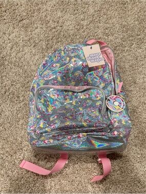 More Than Magic Holographic Unicorn Backpack - Pink, Blue, Yellow